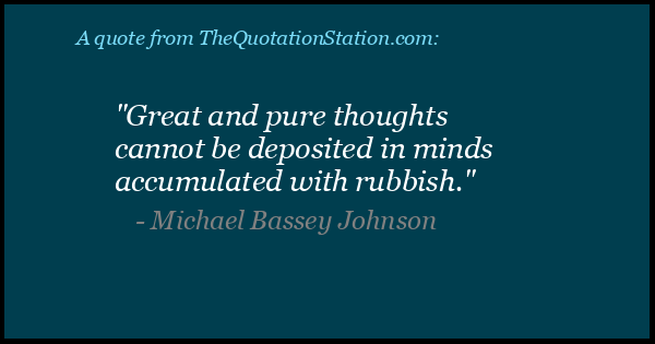 Click to Share this Quote by Michael Bassey Johnson on Facebook