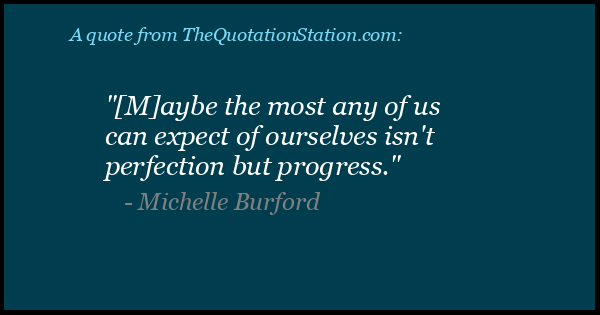 Click to Share this Quote by Michelle Burford on Facebook