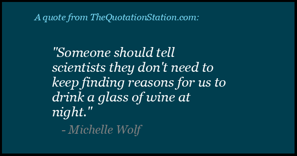 Click to Share this Quote by Michelle Wolf on Facebook