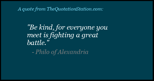 Click to Share this Quote by Philo of Alexandria on Facebook