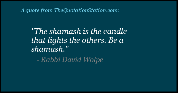 Click to Share this Quote by Rabbi David Wolpe on Facebook
