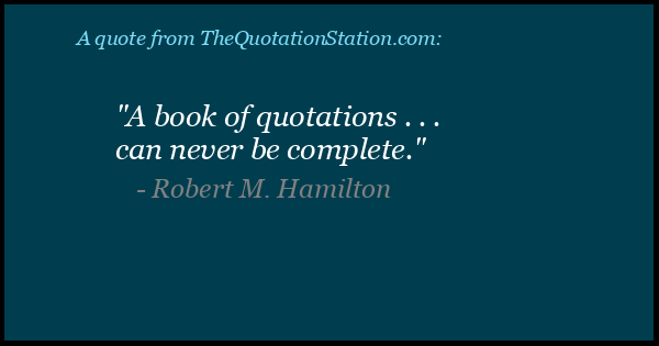 Click to Share this Quote by Robert M Hamilton on Facebook