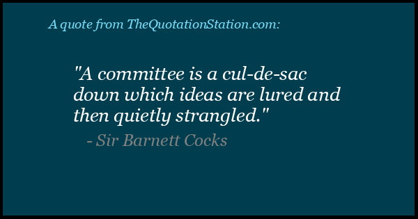 Click to Share this Quote by Sir Barnett Cocks on Facebook