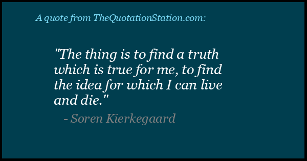 Click to Share this Quote by Soren Kierkegaard on Facebook
