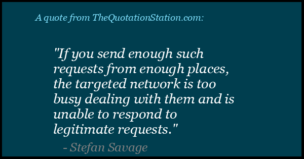 Click to Share this Quote by Stefan Savage on Facebook