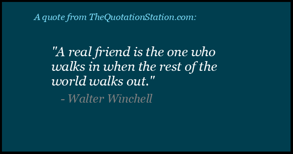 Click to Share this Quote by Walter Winchell on Facebook